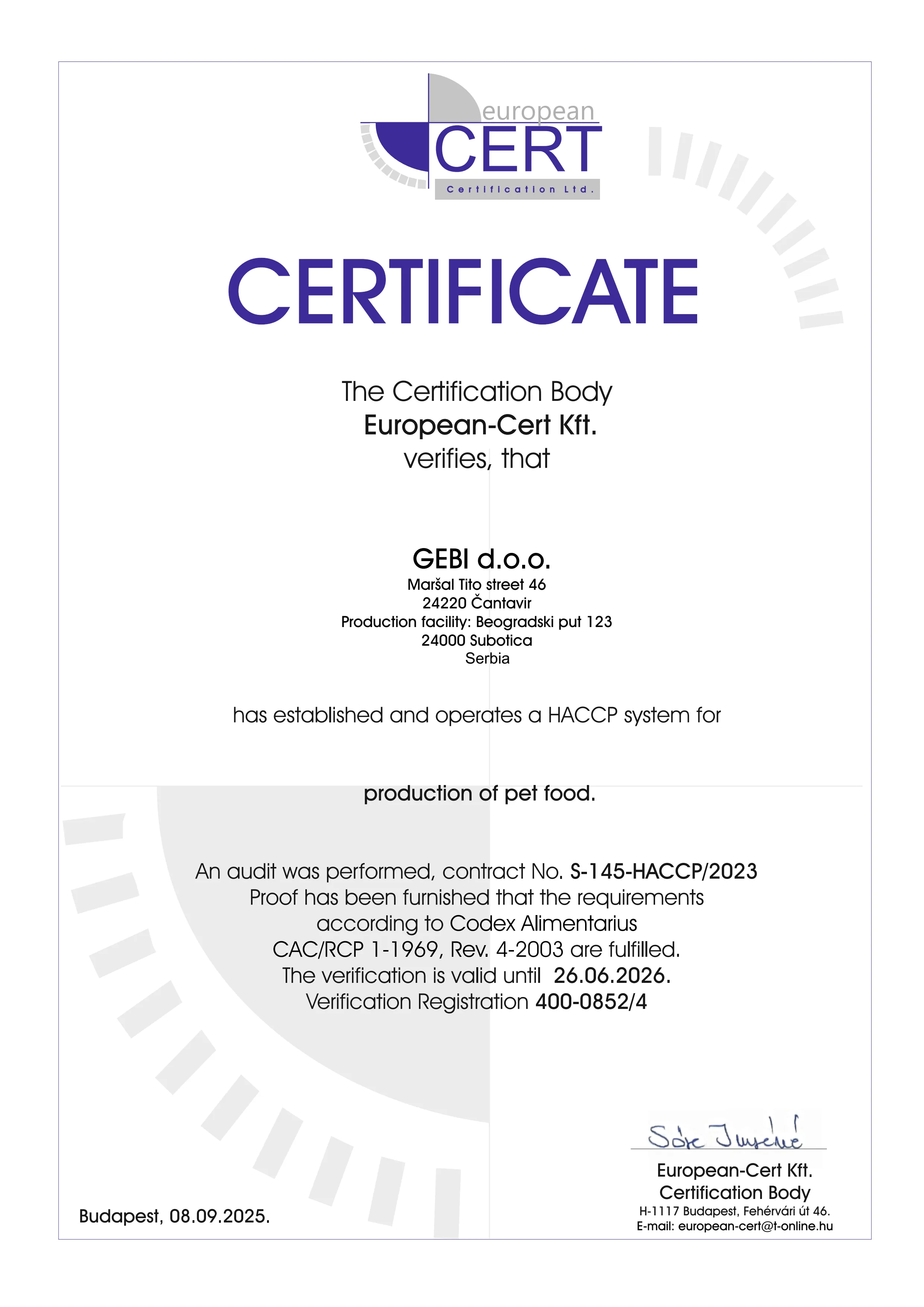 HACCP