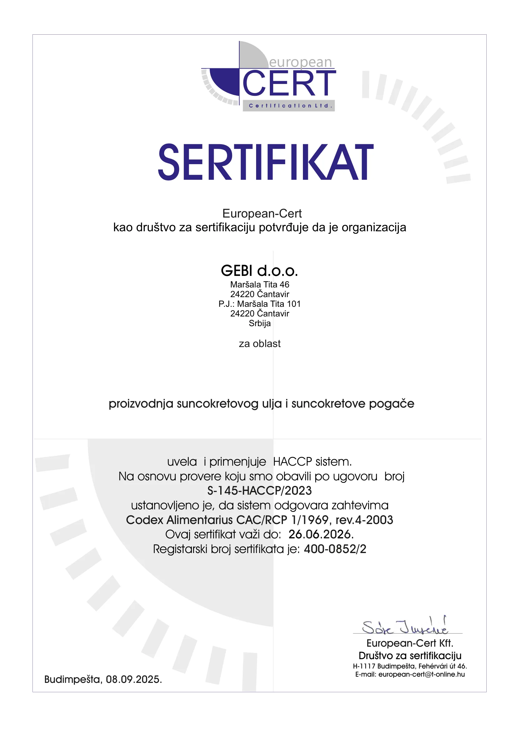 HACCP